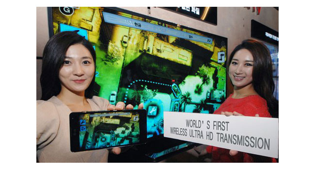LG представляет технологию беспроводной передачи данных формата Ultra HD
