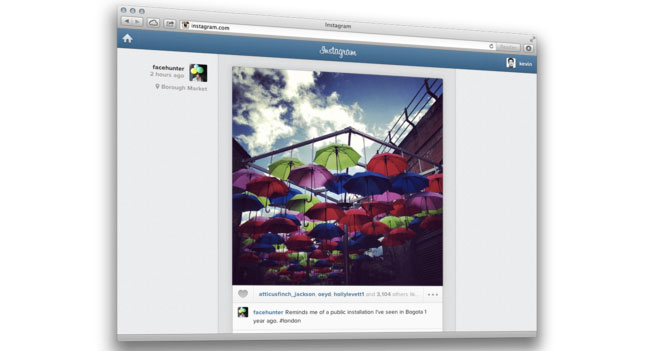 Instagram запускает возможность следить за лентой новостей через браузер