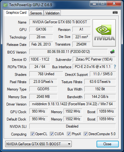 ZOTAC_GTX650_ti_boost_GPU-z_info