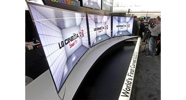 LG начнет продажи телевизоров с изогнутым дисплеем во второй половине 2013 года