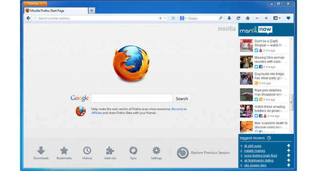 Вышла версия браузера Firefox 21