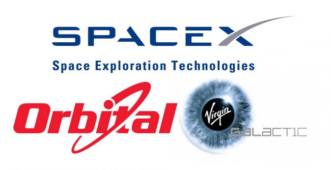 Компании SpaceX, Orbital Sciences и Virgin Galactic – «три кита» современного рынка частных космических перевозок