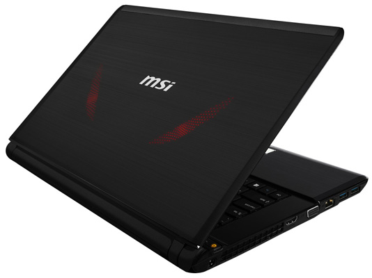 MSI анонсировала компактный игровой ноутбук GE40