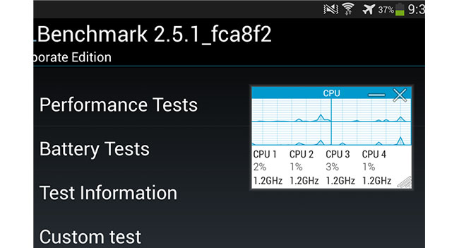 Некоторые мобильные устройства Samsung автоматически повышают частоту при запуске тестовых приложений