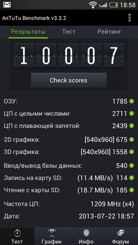 Месяц с HTC Desire 600 dual sim: аппаратная платформа