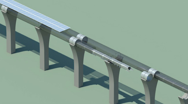 Hyperloop - проект высокоскоростной и экономичной транспортной системы