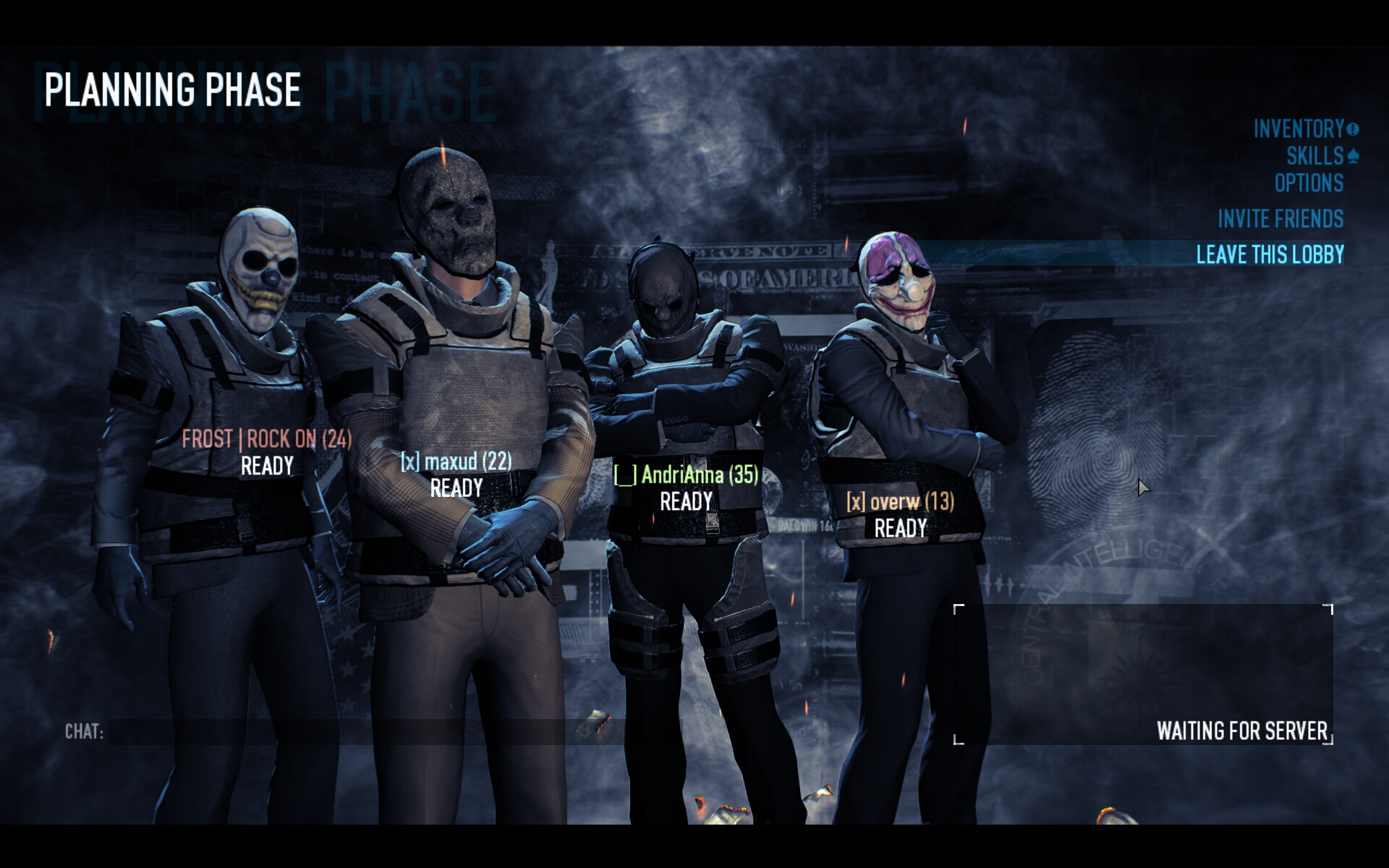 Lobby in payday 2 фото 16