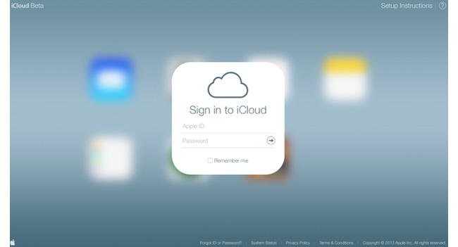 Бета-версия iCloud.com получила дизайн в стиле iOS 7