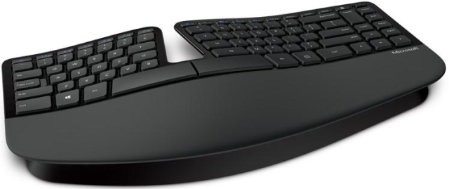 Microsoft выпустила эргономичные беспроводные клавиатуру и мышь Sculpt Ergonomic