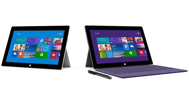 Microsoft представила планшеты Surface 2, Surface Pro 2 и аксессуары к ним
