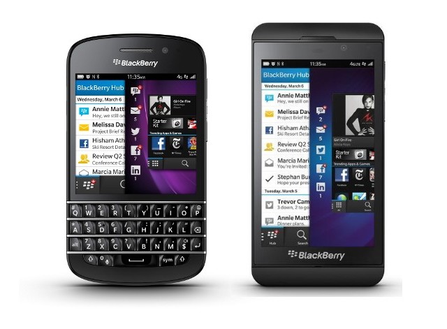 Смартфоны BlackBerry Q10 и Z10