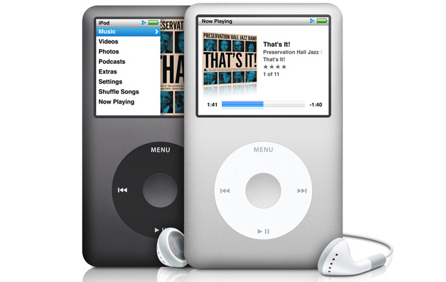 Apple изменила цветовую гамму портативных проигрывателей iPod