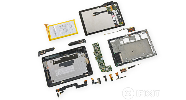 iFixit: планшет Kindle Fire HDX 7 плохо приспособлен для ремонта