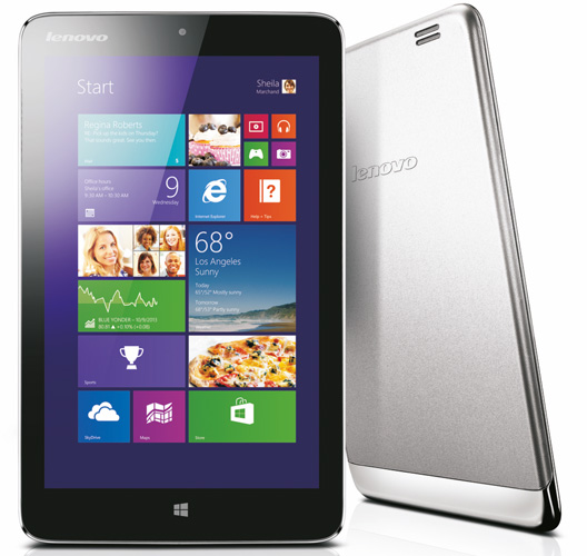 Lenovo подготовила к выпуску 8-дюймовый планшет с Windows 8.1 по цене $299