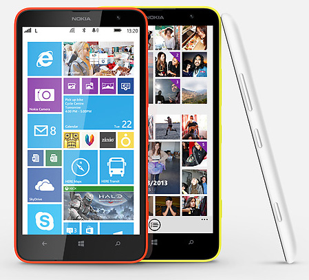 Nokia представила смартфон Lumia 1320 с 6-дюймовым HD дисплеем