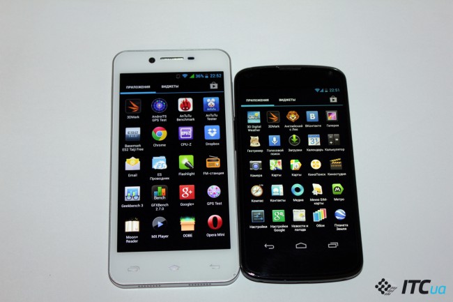 Sierra S1 vs Nexus4