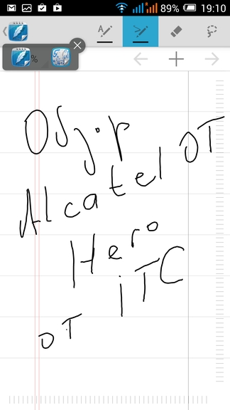 Обзор смартфона ALCATEL ONE TOUCH Hero (Scribe Pro)
