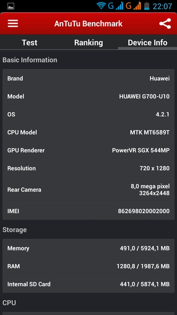 Обзор смартфона Huawei Ascend G700