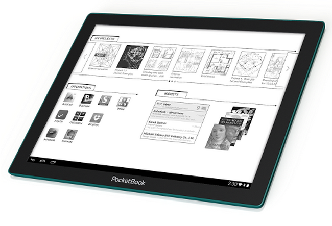 PocketBook анонсировала планшет PocketBook CAD Reader с 13,3-дюймовым экраном E Ink Fina