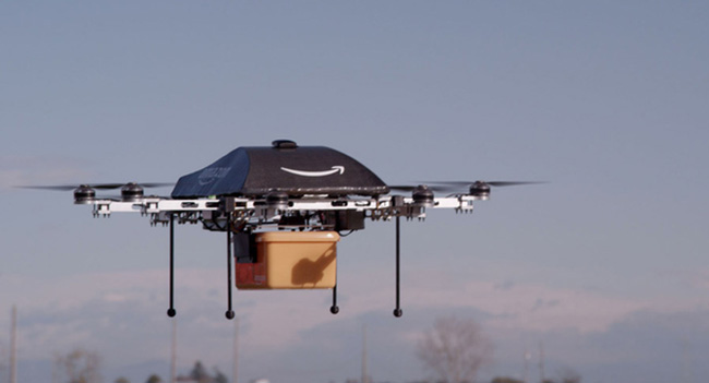 Amazon планирует применять дронов для ускоренной доставки товаров