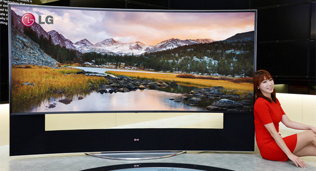 LG и Samsung покажут на CES 2014 105-дюймовые изогнутые Ultra HD телевизоры
