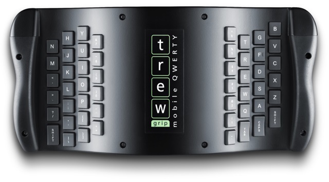 TrewGrip - внешняя клавиатура с обратным расположением клавиш для мобильных устройств