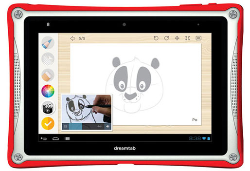 DreamWorks выпустит собственный планшет DreamTab, предназначенный для детей