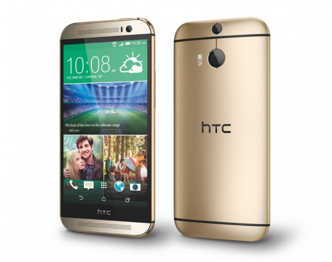 HTC One M8_PerLeft_Gold
