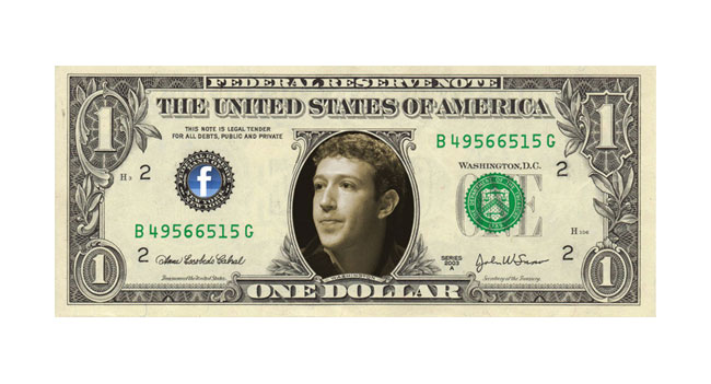 Facebook займется денежными переводами между пользователями