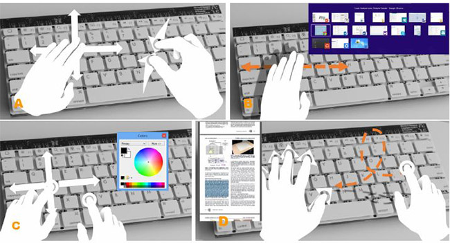 Microsoft объединила клавиатуру и систему распознавания жестов