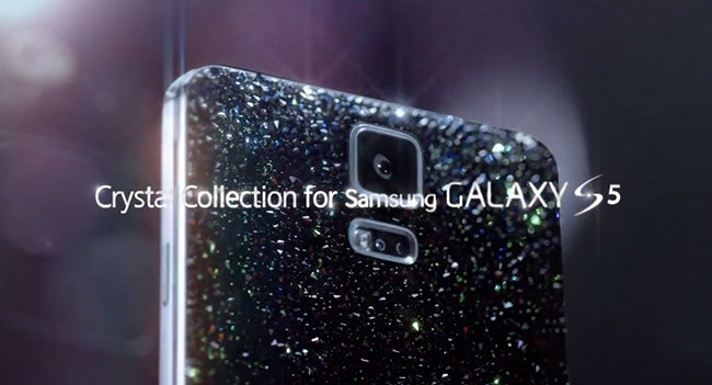 Samsung выпустит специальную модель Galaxy S5 Crystal Edition с кристаллами Сваровски