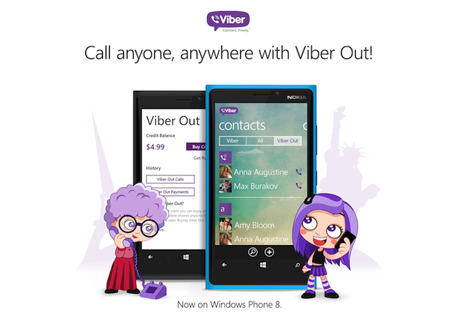 Viber Для Windows Phone 8 Теперь Позволяет Звонить На Городские И.