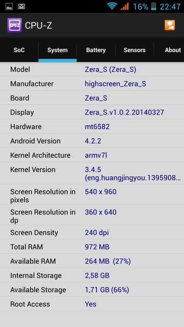 Обзор смартфона Highscreen Zera S