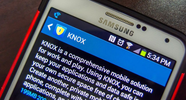 Мобильное ПО для обеспечения безопасности Samsung KNOX 2.0 теперь доступно для смартфона Galaxy S5
