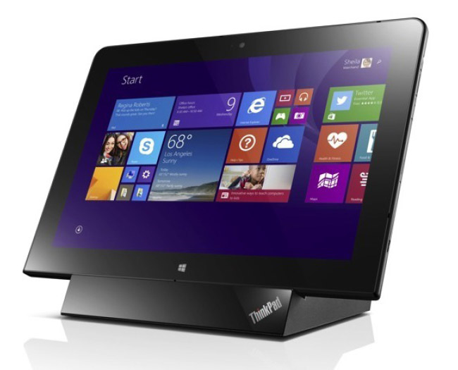 Lenovo анонсировала планшет ThinkPad 10 с Windows 8 Pro