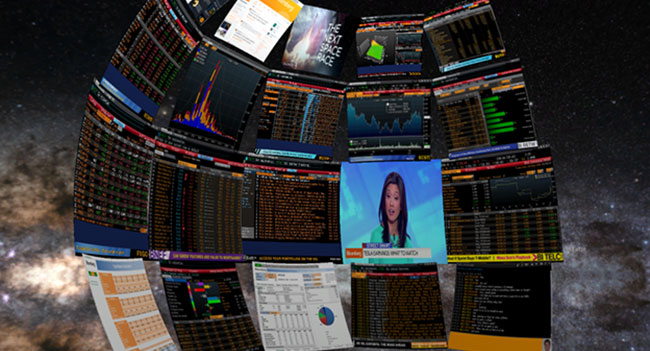 Bloomberg объединила информационный терминал с очками Oculus Rift