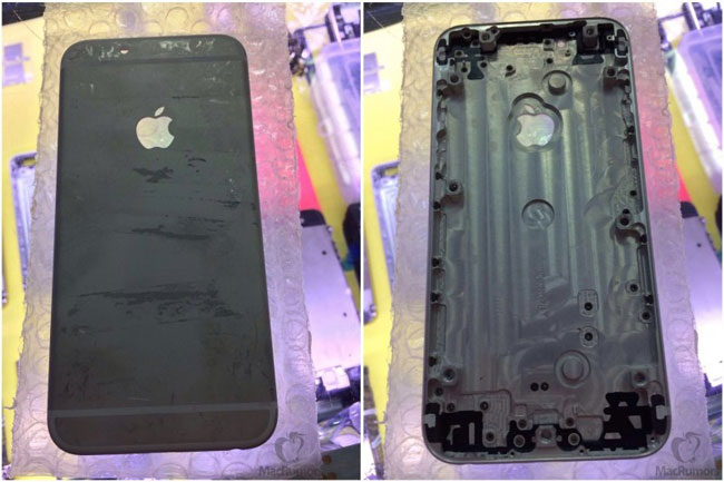В интернете появились фотографии и видео задней крышки смартфона Apple iPhone 6