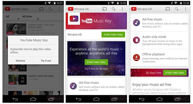 Google запустит сервис распространения музыки YouTube Music Key