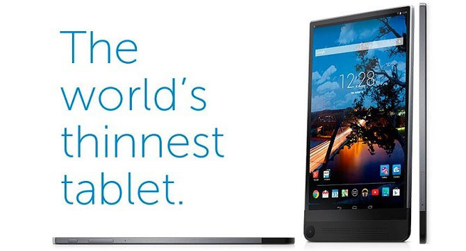 Dell анонсировала самый тонкий в мире планшет - Venue 8 7000 Series