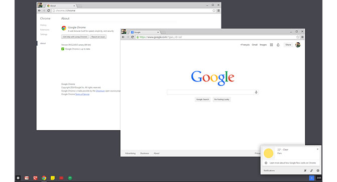 Google внедрит режим Chrome OS в браузер Chrome для Windows 7