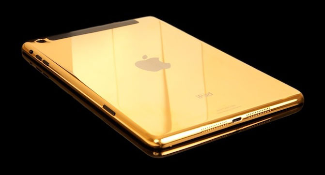 Apple выпустит планшет iPad в золотистом корпусе