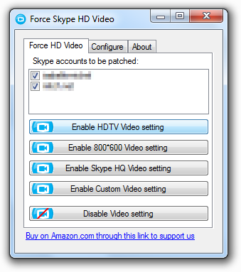 how do i enable video on skype