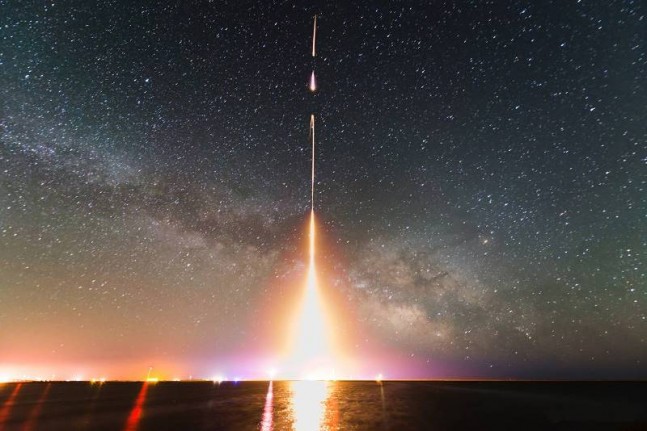 A-time-lapse-photograph-of-the-last-CIBER-rocket-launch-from-NASAs-Wallops-Flight-Facility-in-2013.-Photo-Credit-T.-AraiUniversity-of-Tokyo-NASA-photo-posted-on-SpaceFlight-Insider-647x431