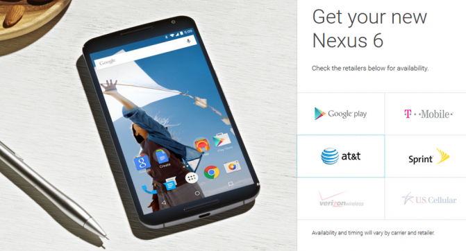 Nexus 6 branded