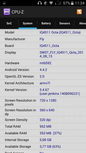 Обзор Android-смартфона Fly IQ4511 OCTA Tornado One с поддержкой двух SIM-карт