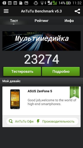 Обзор смартфона Asus Zenfone 5 на платформе Intel