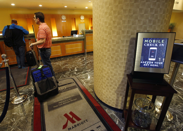 Smartphone Hotel Check-In