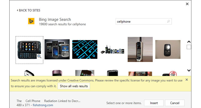 Microsoft отказывается от Clip Art в пользу Bing Images