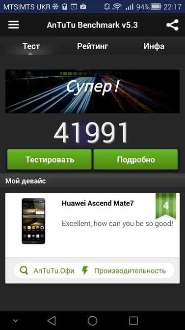 Обзор топового фаблета Huawei Mate7