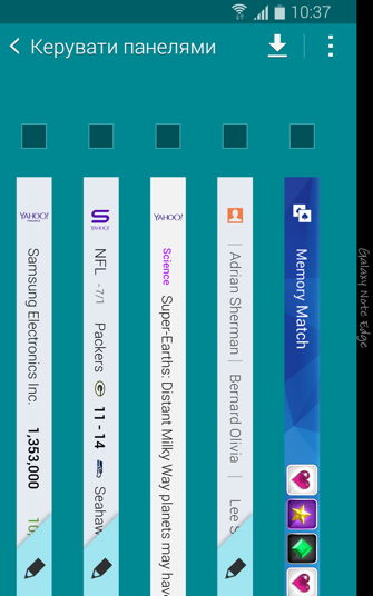 Обзор смартфона Samsung Galaxy Note Edge с изогнутым дисплеем